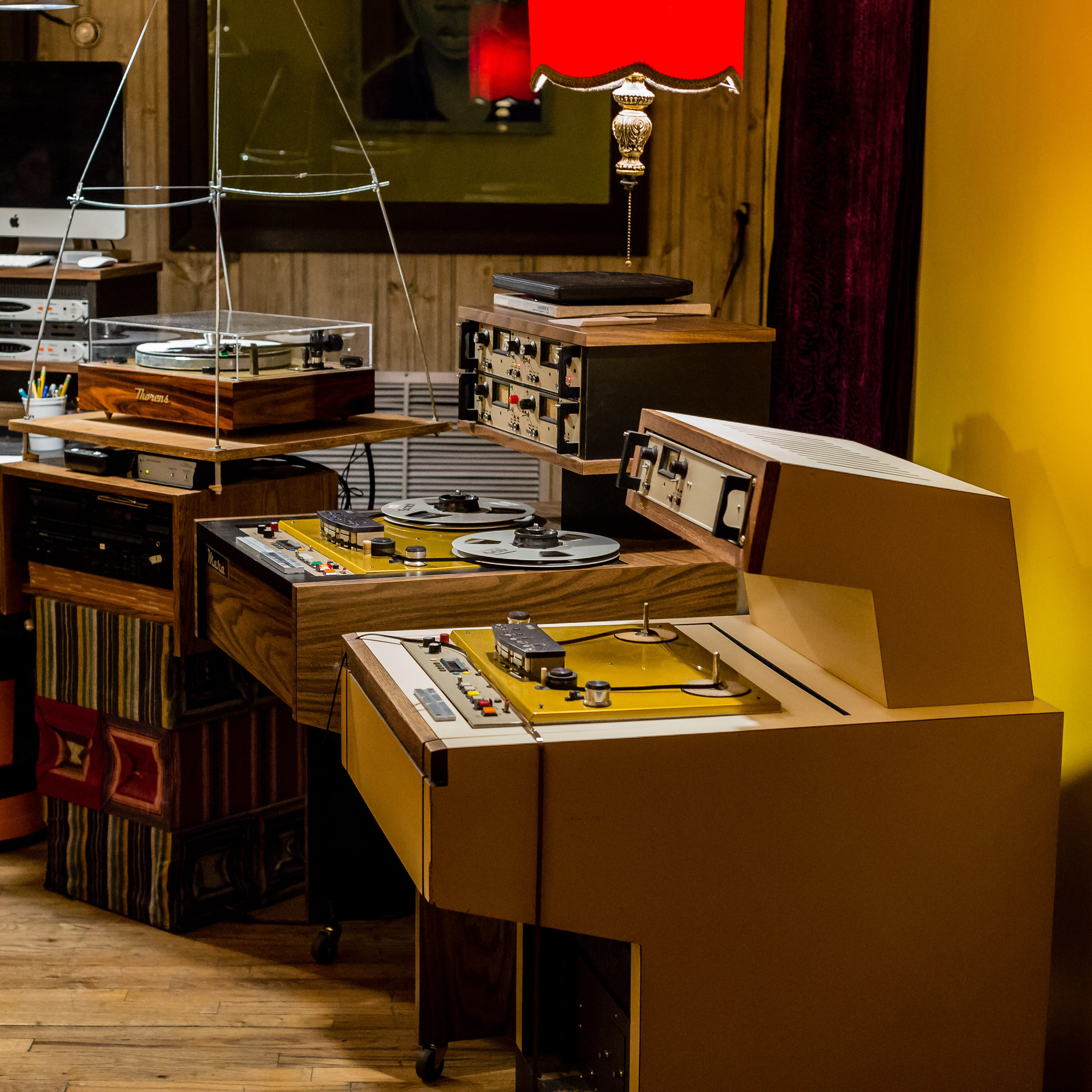 Old School Tape Machines at Nashville's Top Recording Studio