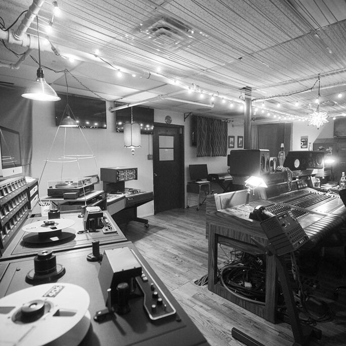 Vintage and Spacious Recording Studio with Analog Equipment