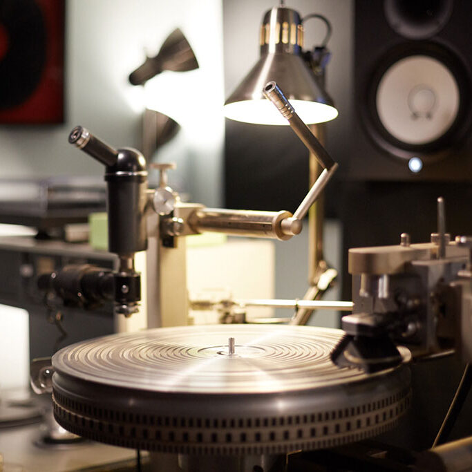 Vinyl Mastering Cutting Lathe